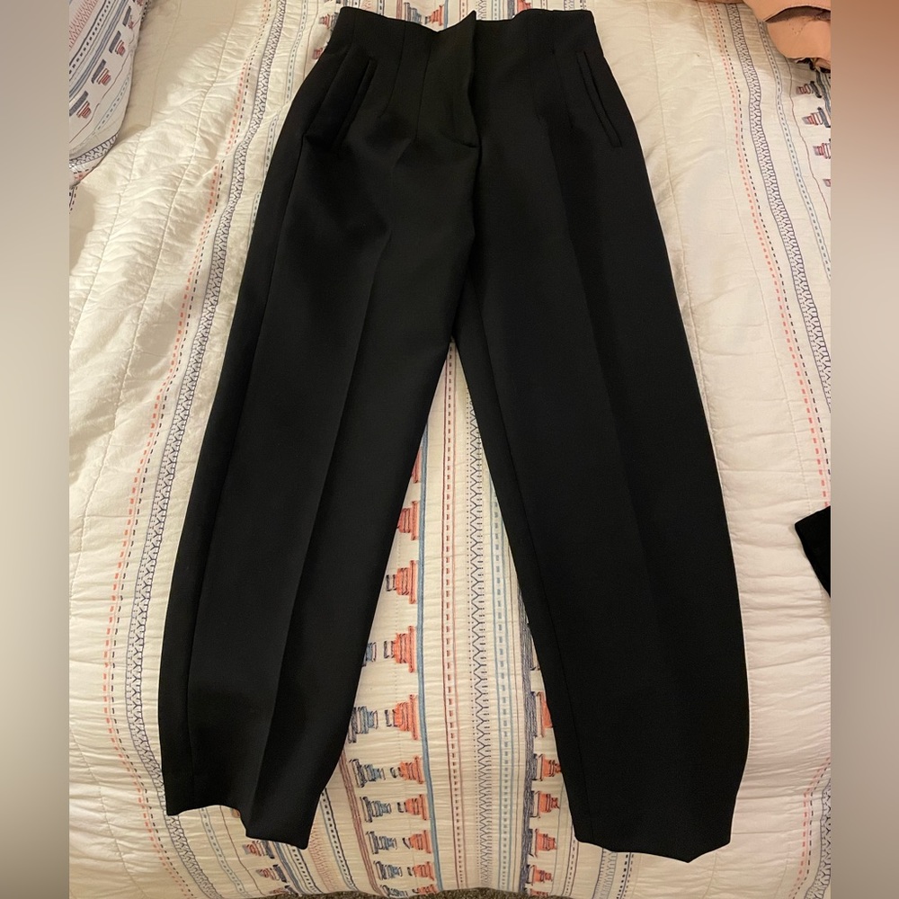 Zara black high waist pants